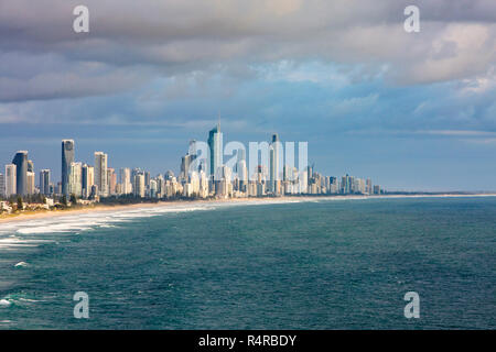 Am frühen Morgen Vorort geschossen von Surfers Paradise an der Gold Coast in Queensland, Australien Stockfoto