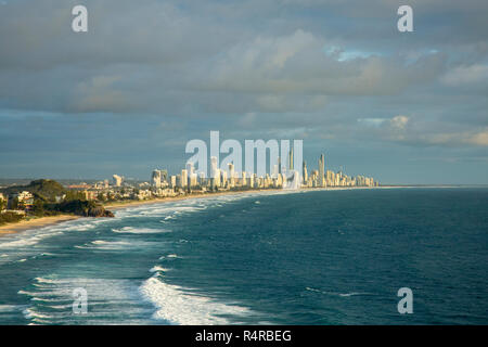 Am frühen Morgen Vorort geschossen von Surfers Paradise an der Gold Coast in Queensland, Australien Stockfoto