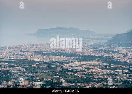 Luftaufnahme der Palermo, Sizilien, Italien, Europa Stockfoto