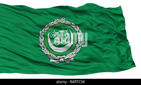 Arabische Liga-Flagge isoliert Stockfoto