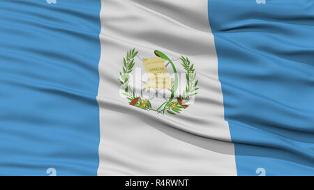 Closeup Guatemala Flagge Stockfoto