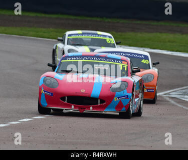 James Townsend, Ginetta G40 GT5, eine Stunde Rennen, Rockingham Super Send-Off, Rockingham Motorsport Speedway, Samstag, 25 November, 2018, Autosport, c Stockfoto