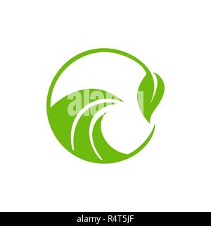 Wasser Logo. Blue Water Logo. Wasser beste Logo. Aqua Logo. Helles wasser Logo. Eco-Logo. Umwelt Logo. Natürliche Logo. Wasser Energie Logo. Alternative e Stock Vektor