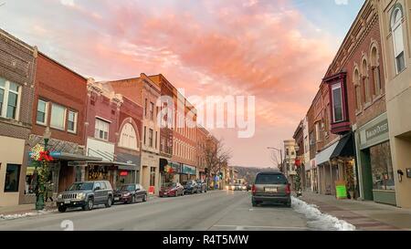 Sturz Goliath Decorah Iowa Stockfoto