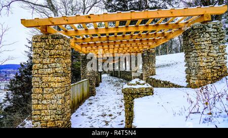 Sturz Goliath Decorah Iowa Stockfoto