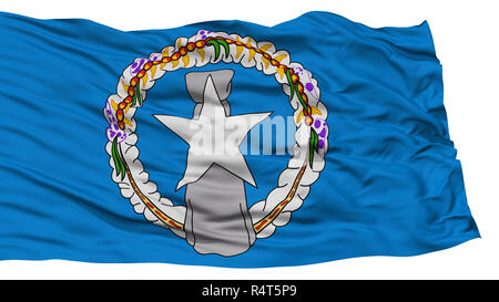 Isolierten Staat Northern Mariana Islands Flagge, USA Stockfoto