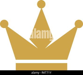 Crown Logo Vorlage Vektor icon Abbildung design Stock Vektor