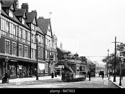 Clifton Street, Lytham St Annes Anfang der 1900er Jahre Stockfoto