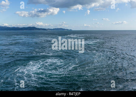 Naruto Whirlpools in Tokushima in Japan Stockfoto