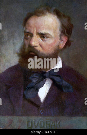 ANTONÍN DVORÁK (1841-1904) tschechische Komponist über 1882 Stockfoto