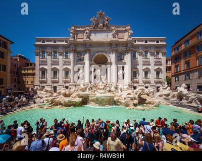 Fontana di Trevi, Rom, Italien Stockfoto