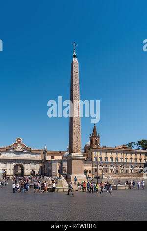 Piazza del Popolo, Rom, Italien Stockfoto