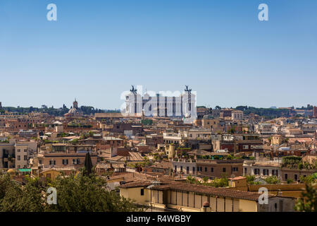 Blick auf Altare della Patria, Rom, Italien Stockfoto