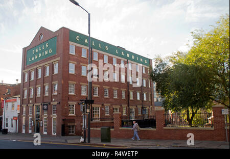 Anrufe landen, Leeds Stockfoto