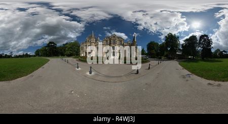 360 Grad Panorama Ansicht von Le Château de Beauregard