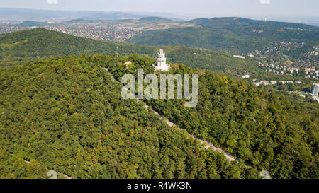 Erzsébet kilátó oder Elizabeth Lookout, János-hegy oder Janos Hill, Budapest, Ungarn Stockfoto