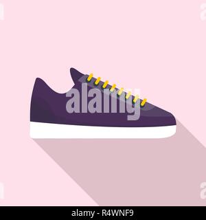 Rap sneakers Symbol. Flache Darstellung von Rap sneakers Vektor Symbol für Web Design Stock Vektor