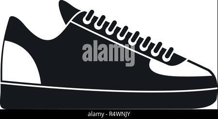 Rap sneakers Symbol. Einfache Abbildung von Rap sneakers Vektor Symbol für Web Design auf weißem Hintergrund Stock Vektor