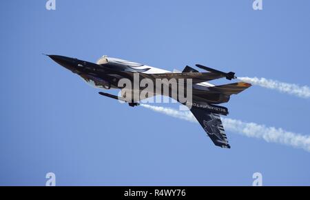 Belgische Luftwaffe F-16 Fighting Falcon bei der Royal International Air Tattoo 2018 Stockfoto