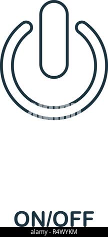 Auf Offcreative Symbol. Einfaches element Abbildung. Auf Offconcept symbol Design von Audio tasten Sammlung. Perfekt für Web Design, Anwendungen, Software, drucken. Stock Vektor