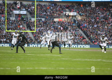 Jacksonville Jaguars vs Philadelphia Eagles, NFL International Series im Wembley Stadion in London, Großbritannien Mit: Atmosphäre, Wo: London, Vereinigtes Königreich, wenn: 28 Okt 2018 Credit: Ricky Swift/WENN.com Stockfoto