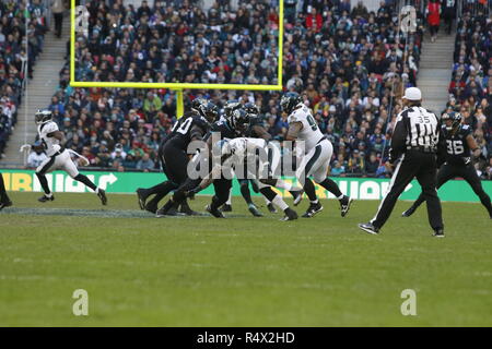 Jacksonville Jaguars vs Philadelphia Eagles, NFL International Series im Wembley Stadion in London, Großbritannien Mit: Atmosphäre, Wo: London, Vereinigtes Königreich, wenn: 28 Okt 2018 Credit: Ricky Swift/WENN.com Stockfoto