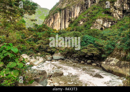 Peru, Heiliges Tal, Aguas Calientes Stockfoto