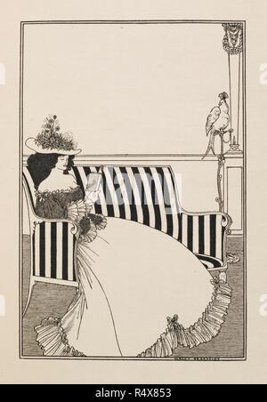 Ein Katalog. Ein zweites Buch von fünfzig Zeichnungen.. L. in Smithers & Co.: London, 1899. Quelle: K.T.C.37. b. 16, Seite 139. Sprache: Englisch. Autor: Beardsley, Aubrey Vincent. BEARDSLEY, AUBREY. Stockfoto