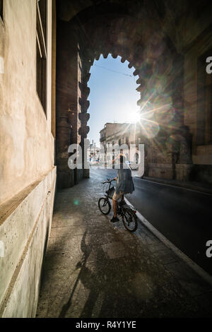 Porta Nuova, Palermo, Sizilien, Italien, Europa. Stockfoto