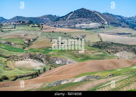 Landschaft in der Nähe des Vulkans Ätna, Sizilien, Italien, Europa Stockfoto