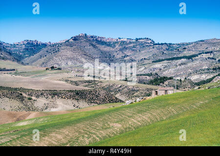 Landschaft in der Nähe des Vulkans Ätna, Sizilien, Italien, Europa Stockfoto