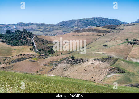 Landschaft in der Nähe des Vulkans Ätna, Sizilien, Italien, Europa Stockfoto