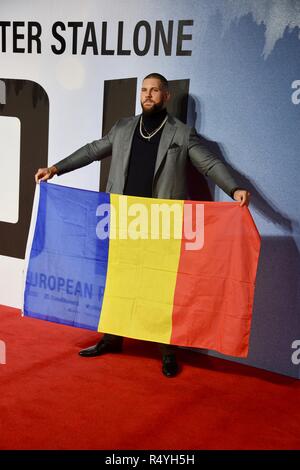 London, Großbritannien. 28. November 2018. Florian Munteanu, Assassin's Creed II Europäische Premiere, BFI IMAX, England. UK Credit: michael Melia/Alamy leben Nachrichten Stockfoto