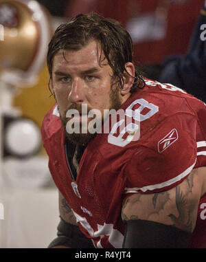 San Francisco, Kalifornien, USA. 14. Dez 2009. San Francisco 49ers guard Adam Snyder #68 am Montag, 14. Dezember 2009 An Candlestick Park, San Francisco, Kalifornien. Die 49ers besiegten die Kardinäle 24-9. Credit: Al Golub/ZUMA Draht/Alamy leben Nachrichten Stockfoto
