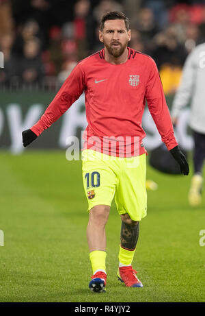 Eindhoven, Niederlande. 28. November 2018. Lionel Messi (FC Barcelona) während der UEFA Champions League, Gruppe B Fußballspiel zwischen PSV Eindhoven und dem FC Barcelona am 28 November, 2018 bei Philips Stadion in Eindhoven, Niederlande Quelle: Laurent Lairys/Agence Locevaphotos/Alamy leben Nachrichten Stockfoto