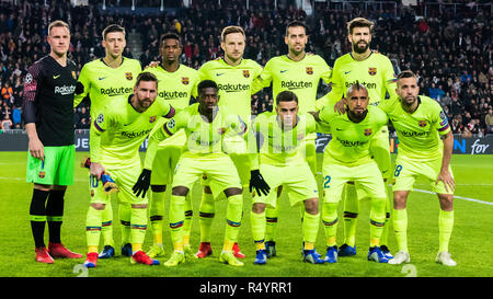 Eindhoven, Niederlande. 28. November 2018. Champions League 2018-2019 PSV v Barcelona L-R Credit: Orange Bilder vof/Alamy leben Nachrichten Stockfoto