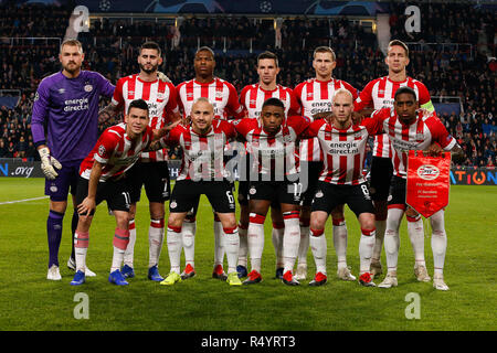 Eindhoven, Niederlande. 28. November 2018. Champions League 2018-2019 PSV v Barcelona Teamphoto PSV Credit: Orange Bilder vof/Alamy leben Nachrichten Stockfoto