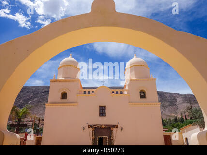 Tilcara Kirche, Argentinien Stockfoto