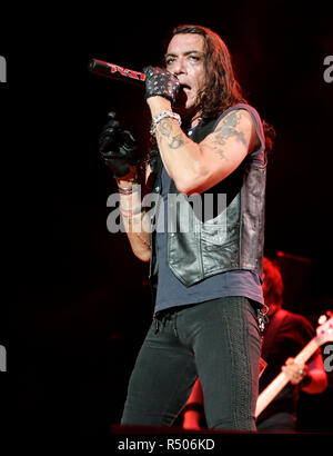 Stephen Pearcy mit Ratt führt im Konzert an die fundierte Beratung Amphitheater in West Palm Beach, Florida am 1. September 2007. Stockfoto