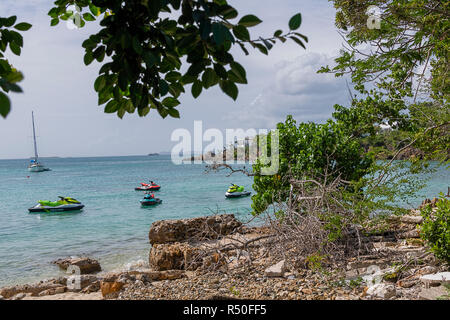 Blick über Wasser Insel St. Thomas Virgin Islands Stockfoto