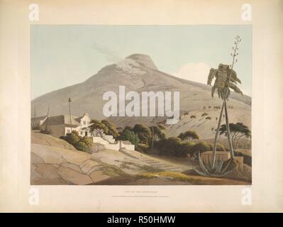 Blick auf den Kopf des Löwen. Eine Sammlung von Platten der Veranschaulichung der Afrikanischen sce. Samuel Daniell: London; 1804. Ein Berg. Bild aus einer Sammlung von Platten der Veranschaulichung der afrikanischen Landschaft und Tiere, mit beschreibenden Buchdruck. Ursprünglich veröffentlicht in Samuel Daniell: London produziert; 1804. . Quelle: 458. h.14, Teil 2, 28. Sprache: Englisch. Stockfoto