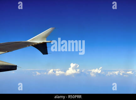 Flugzeug über die Samarkand, Usbekistan Stockfoto