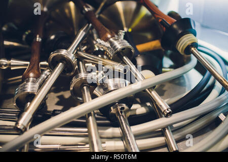 Mine, Shisha. in großen Zahlen liegen auf dem Tisch. Toller Hintergrund für Shisha Konzept. Stockfoto