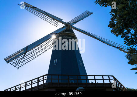 Murphy Mühle Süden Windmühle im Golden Gate Park in San Francisco, Kalifornien, USA. Stockfoto