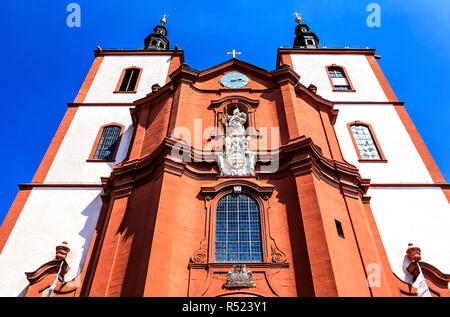 Barocke Pfarrkirche St. Blasius in Fulda Stockfoto