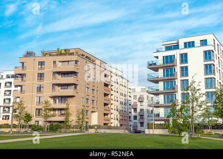 Modernes Apartment Gebäude in Berlin, Deutschland Stockfoto