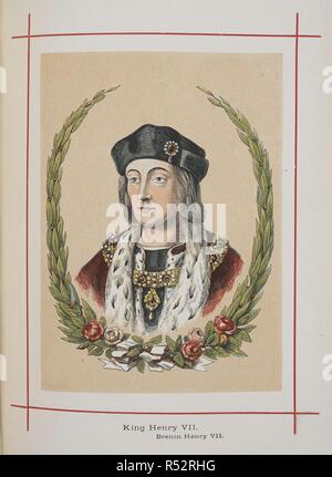 König Heinrich VII. Eine Geschichte von England für die Jungen. London; New York: London Druck & Publishing Co., [1872, 73]. Quelle: 9504. ff.7 Vol. I Platte vor Seite 386. Autor: Tyrrell, Henry. Stockfoto