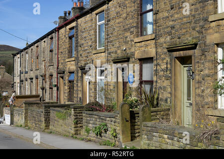 Peak District Dorf Hayfield Derbyshire in England Stockfoto