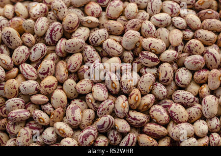 Bohnen Textur Hintergrund oder Muster. Rohe Hülsenfrüchte essen. Stockfoto