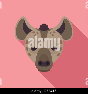 Hyäne Symbol. Flache Darstellung der hyäne Vektor Symbol für Web Design Stock Vektor